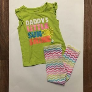 3T Wonderkids tank top & 3T Garanimals leggings